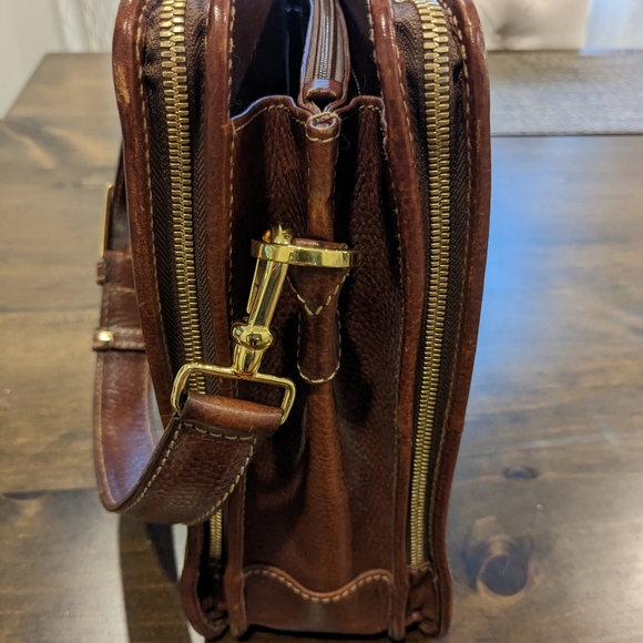 Vintage Leather Cole Haan Briefcase - Picture 7 of 8
